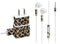 Leopard Print Phone Charger Skin